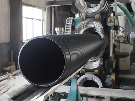 HDPE雙壁波紋管車(chē)間一角